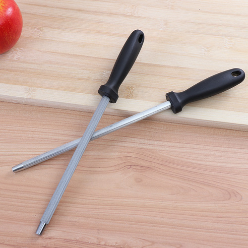 Manufacturer's supply carbon steel sharpening rod household knife sharpener kitchen manual sharpening gadget convenient knife sharpening strip
