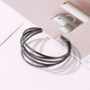 Fashionable bracelet, metal jewelry, suitable for import, European style, simple and elegant design