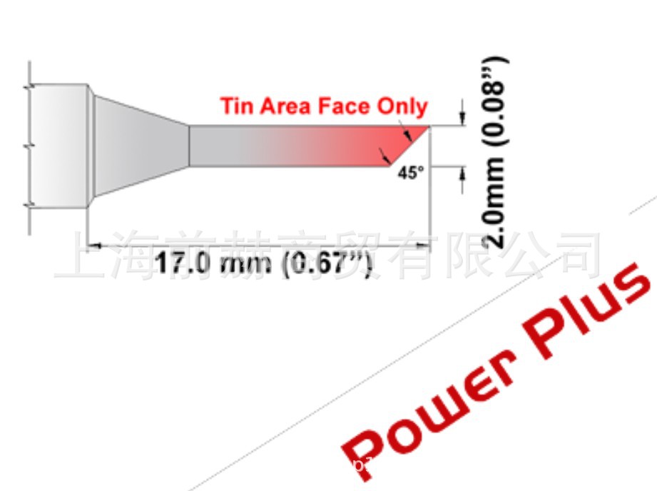 Thermaltronics 热魔 M6BVF020H 烙铁头