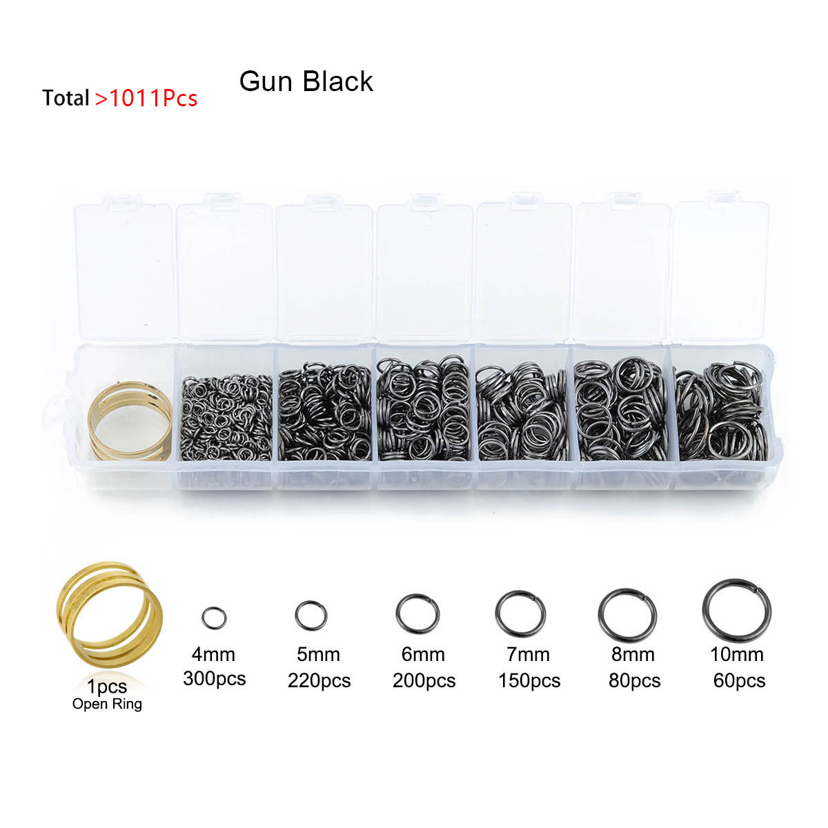 95g Weight Jump Ring Jewelry Making Type DIY Jewelry Accessories Classification 1011 Pieces Per Box Quantity Alloy Material Geometric Pattern All Seasons Season Polished Finish Plating Design Simple Style Style 1011 Pieces Per Box Alloy Geometric Polished Jump Ring DIY Jewelry Accessories 5