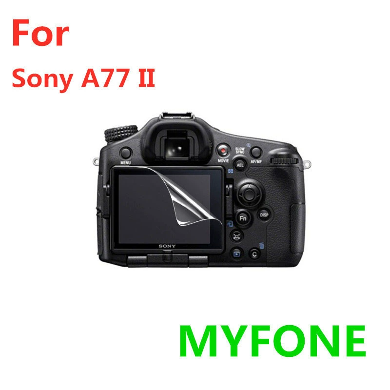 [Совместимая защитная пленка для экрана камеры Sony A77II A77M2, стеклянная защитная пленка из закаленного стекла]
