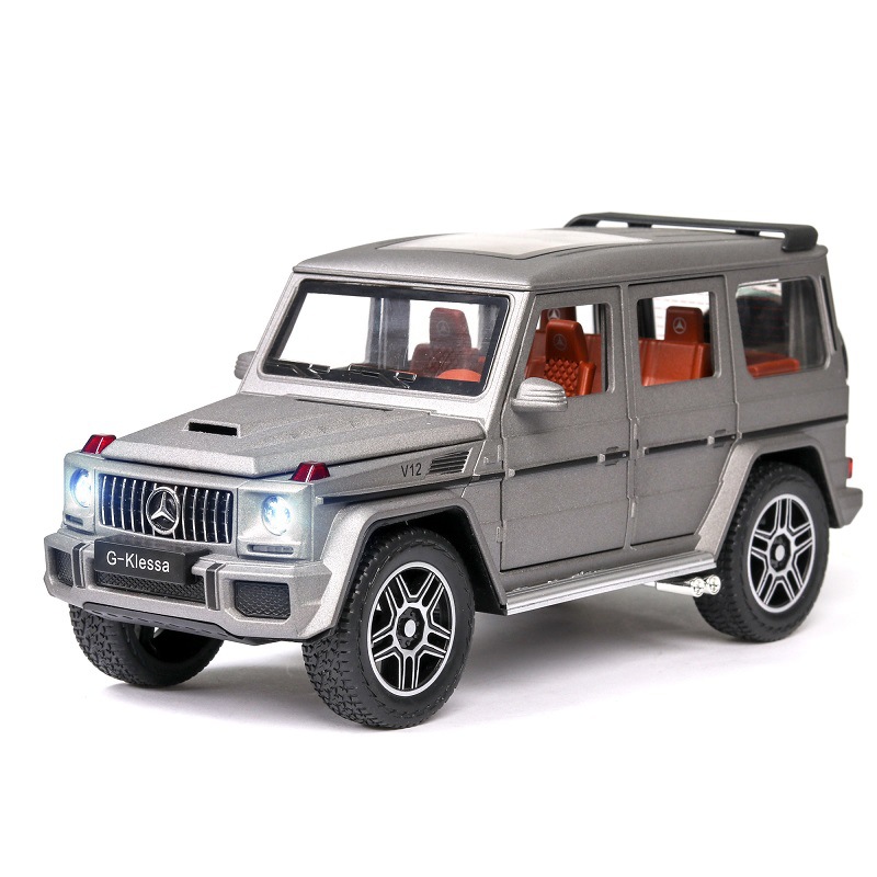 Car Simulation 1 24 Mercedes-Benz G63 Alloy Sound-optic Rebound Children's Toy Off-road Vehicle Model Wholesale