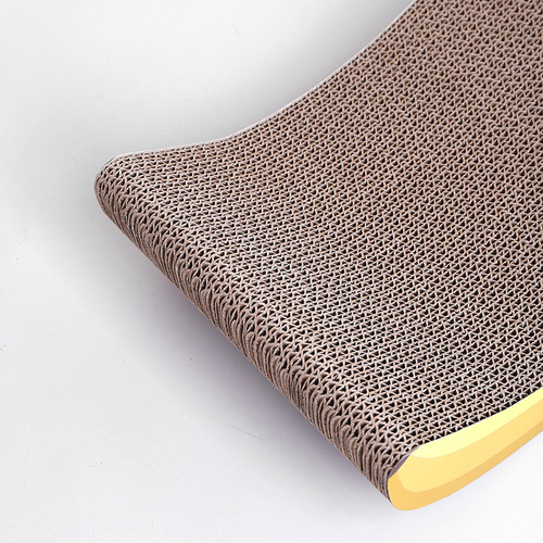 New Corrugated Cat Scratching Board Meow Fairy Banana Corrugated Cat Claw Grinding Board Cat Claw Training Cat Playing Sofa