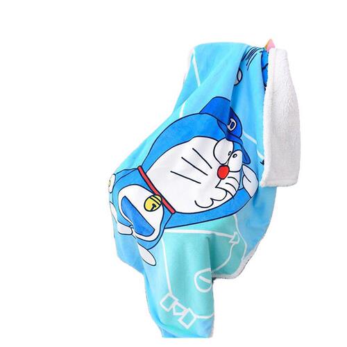 Children's blanket made of warm lamb's wool, popular in foreign trade, AB version, with good warmth performance, office, car, and sofa blanket