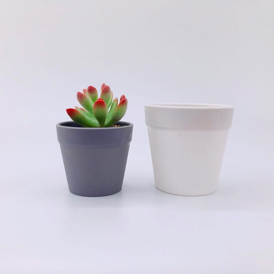 The manufacturer supplies P01 series full-size frosted plastic flower POTS and international flower arrangements detail image 3