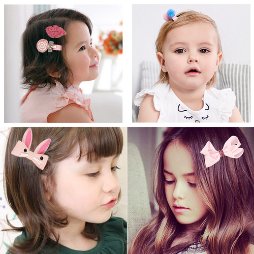 2pack Children hair barrette hair accessories set girl Scrunchies headdress baby princess super fairy cute little girl hairpin baby hairpin