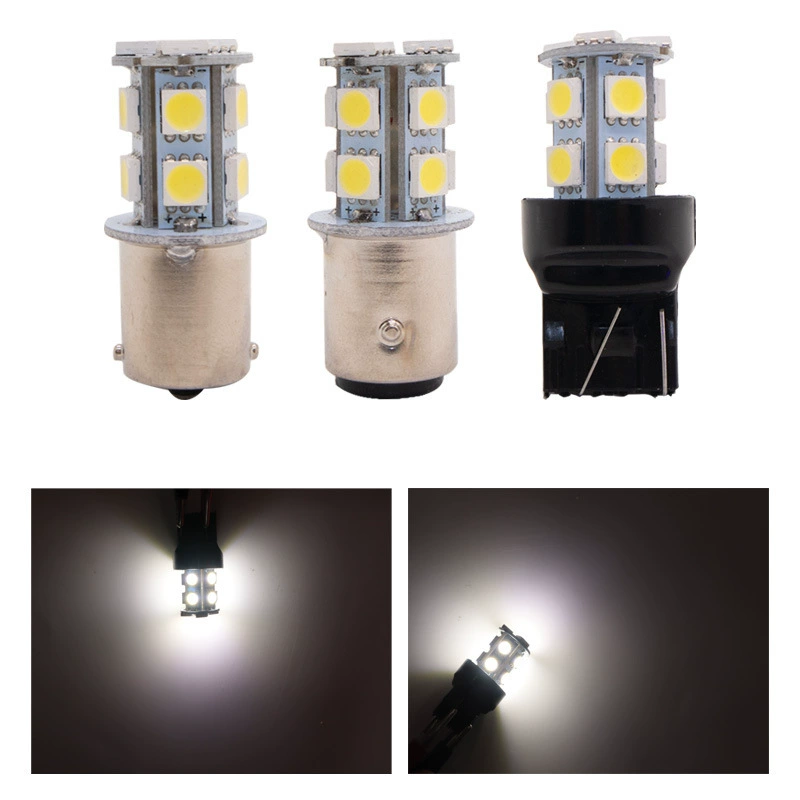 Светодиодная автомобильная рулевая подсветка S25 BA15S 1156 5050 13SMD задний ход тормозной свет