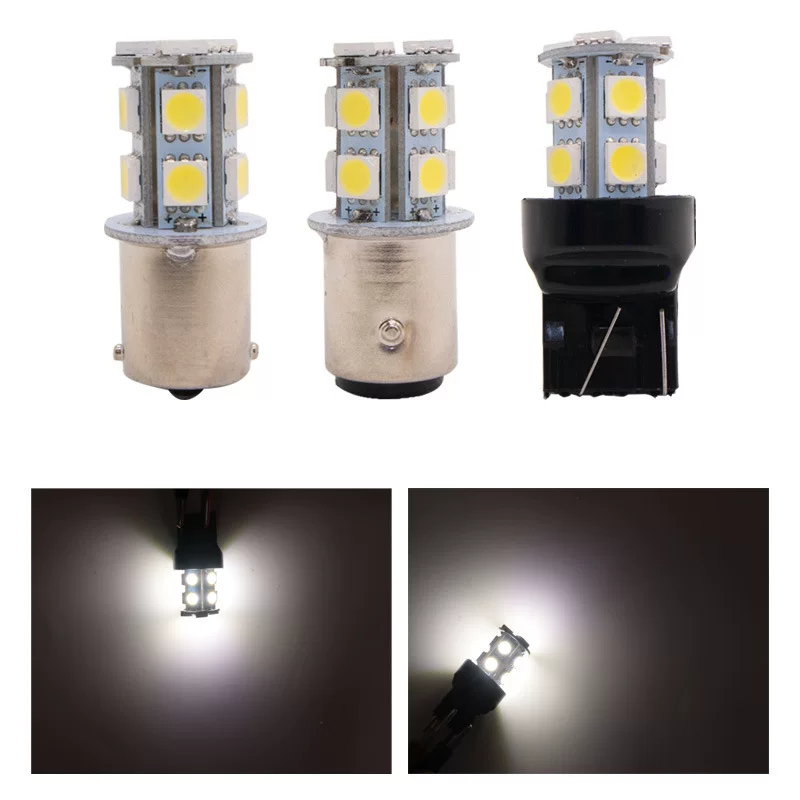 Светодиодная автомобильная рулевая подсветка S25 BA15S 1156 5050 13SMD задний ход тормозной свет