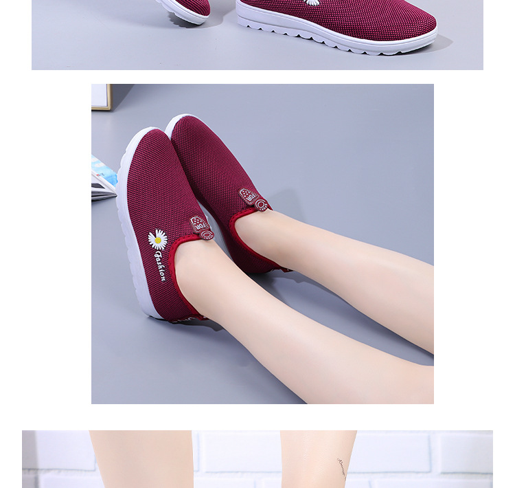 Ladies Athletic Shoes Tennis Shoes Sneakers Fabric Lightweight Footgear_voghion.com