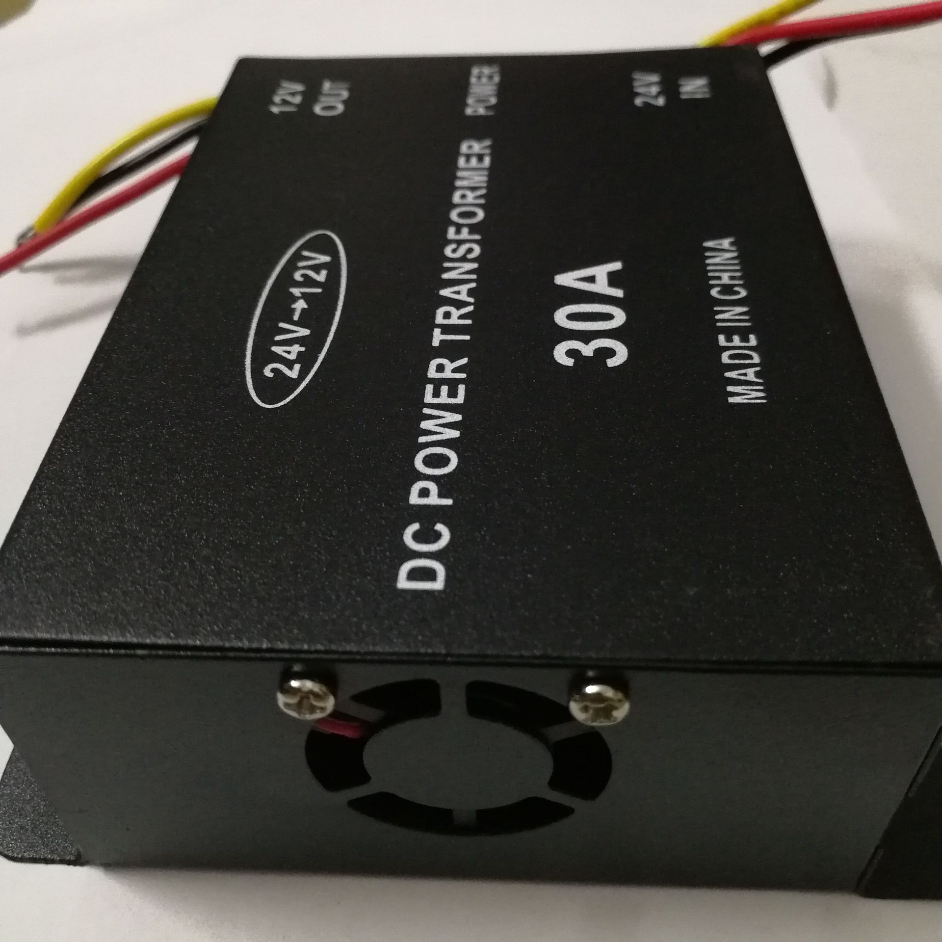 车载直流DC TO DC电源转换 降压器带风扇30A 高效 质量好24V转12V