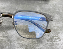 新款眼镜框架 复古金属纯钛超轻男士商务休闲近视平光眼镜