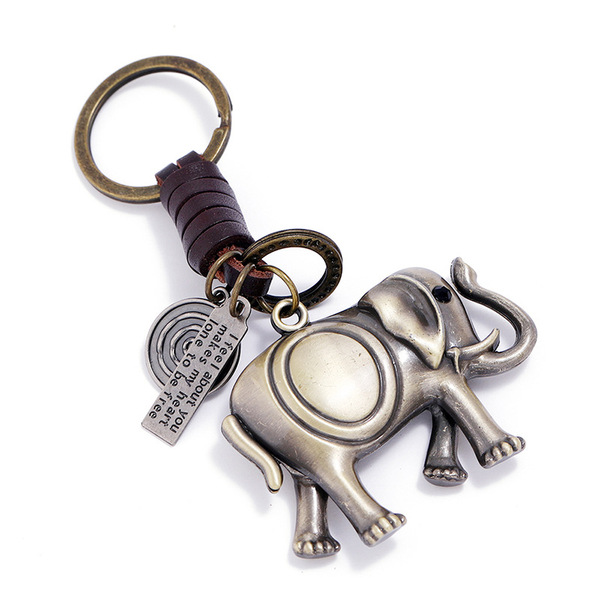 retro creative woven leather pendant handmade
