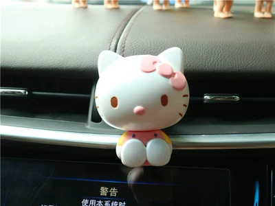 Car interior creative cartoon cute cartoon cat air outlet aromatherapy pendant female air conditioning clip car decorations (Other Automotive Interior Supplies) - kt-powder-incense-chip