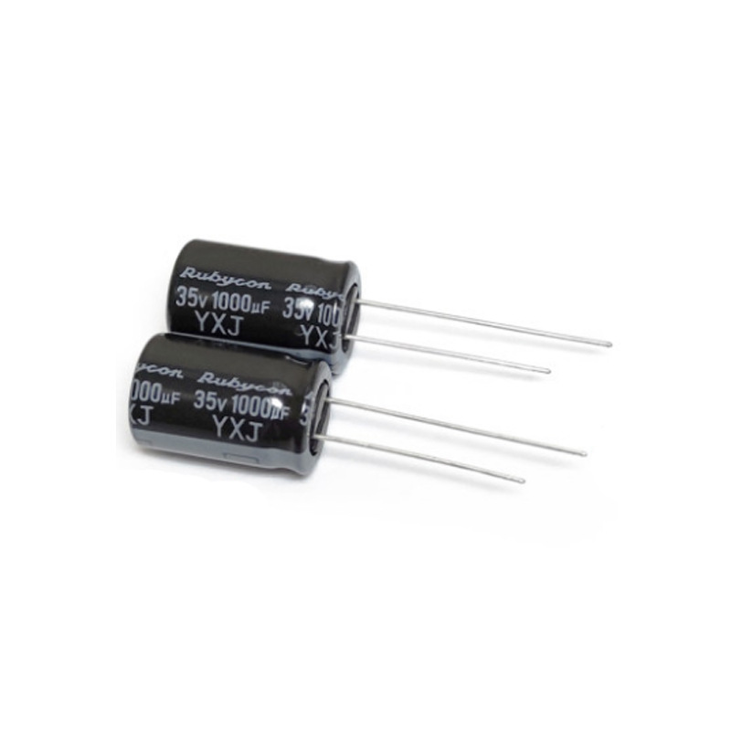 Rubycon红宝石 电解电容35V 1000UF 12.5X20 13X20 YXA系列