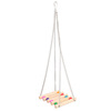 Wooden suspension bridge, swings, toy, pet