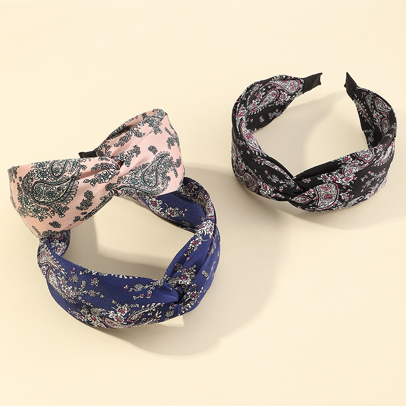 Fashion  Floral Fabric  Headband display picture 2