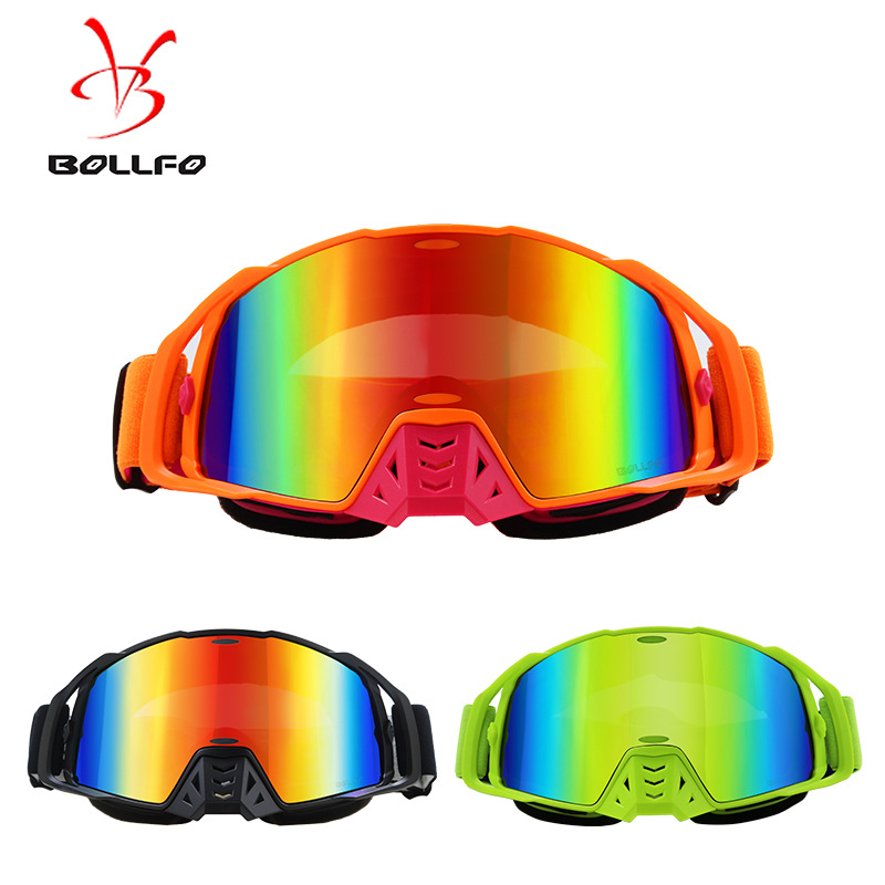 Factory direct supply of motorcycle off-road helmets, goggles, outdoor sports riding goggles, ski goggles, cylindrical windproof and sandproof goggles.