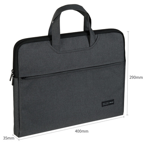 Powerful 5590 Portable Briefcase Zipper Office Meeting Record Storage Bag Laptop Large Capacity Business Bag