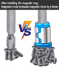 Cross -border spot plus magnetic screw anti -slip magnetic ring locator adsorption fixed screw tool magnetic increase