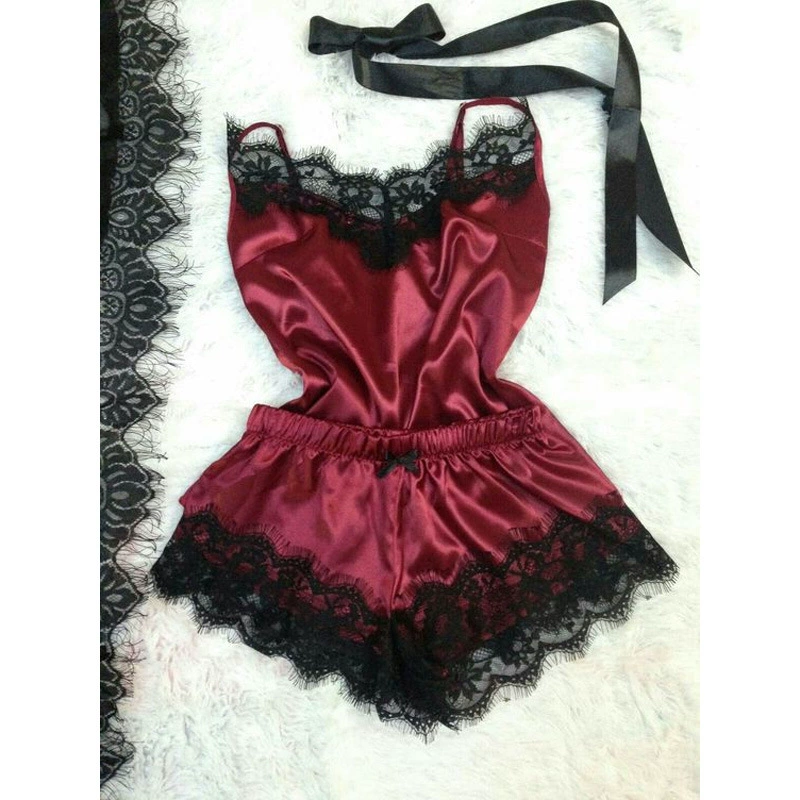 Pijama, split underwear, lace sexy uniform, set, plus size