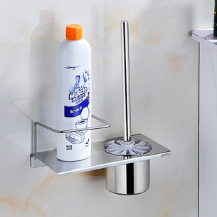 304 stainless steel bright toilet brush toilet thickened toilet brush no dead angle toilet brush Cup factory direct supply