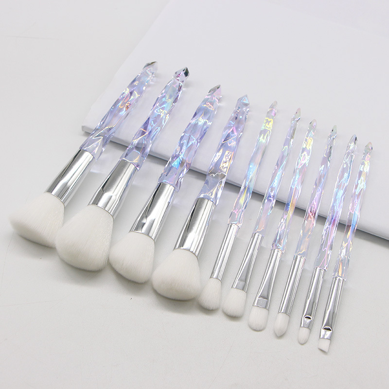 Crystal Diamond Handle Makeup Brush Set
