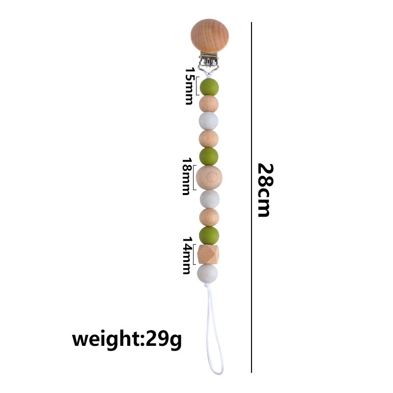Bebé haya dibujos animados juguete aguacate mordedor pulsera bebé Seguridad Protección Ambiental silicona chupete cadena mordedor palo