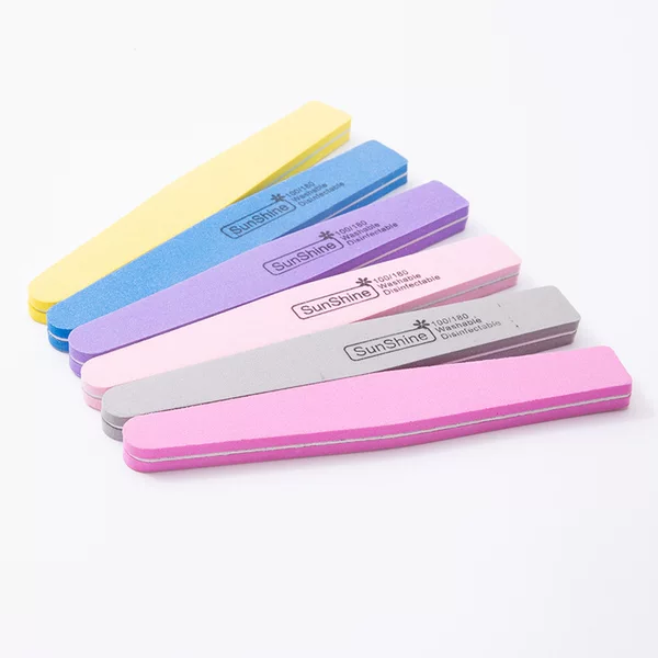 Diamond-Shaped Sponge, Double-Sided Polishing, Nail File, Manicure Polishing File, Nail Care, Double-Sided Sanding