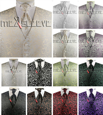 1000多种花色 欧美外贸紫色V领单排扣西装马甲 方巾套装马夹定制