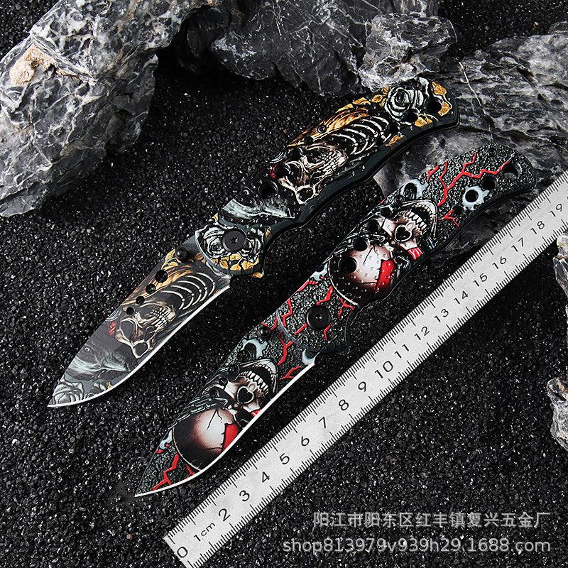 厂家直销 阳江小刀 锋利 折叠刀 高硬度