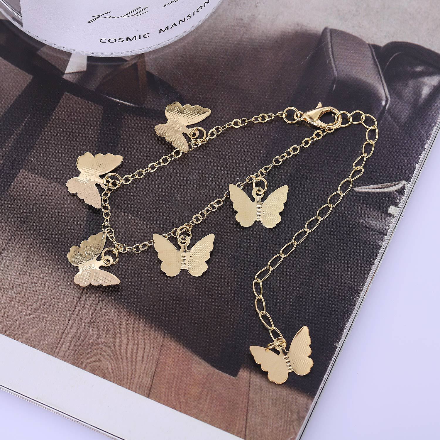 1 Piece Fashion Butterfly Alloy Women's Anklet display picture 3