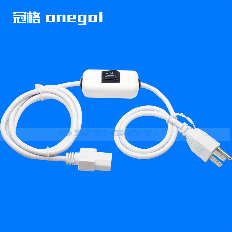 现货 IP68线上防水开关  21*15 三脚三档防水线上开关 加线