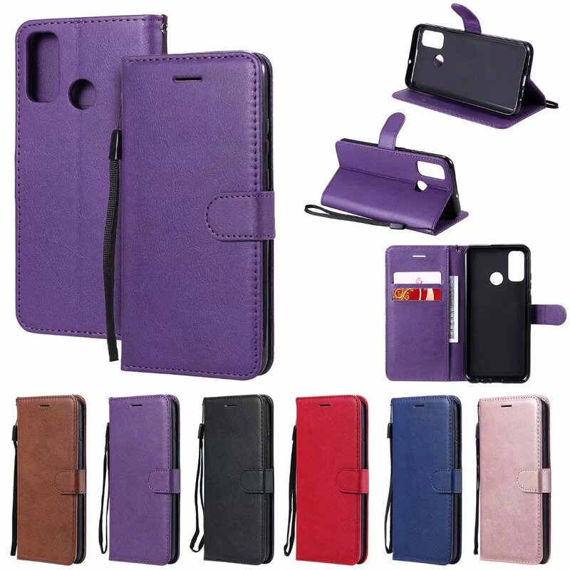 For iPhone12 mobile phone leather case Samsung Note20 plus solid color leather pattern card bracket protective case For iPhone12 mobile phone leather case Samsung Note20 plus solid color leather pattern card bracket protective case
