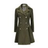 -commute Self cultivation Show thin overcoat Trench coat ebay Explosion coat 8025 Army green