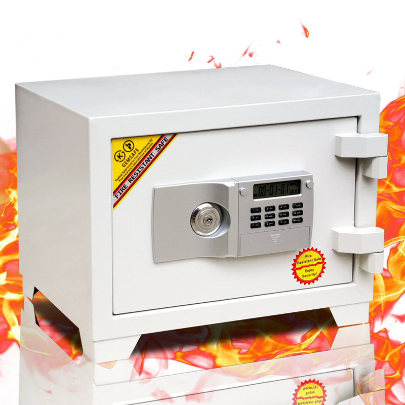 蓝宝石保险柜2小时防火广东夹万保险箱 钱箱家用珠宝首饰手机存放