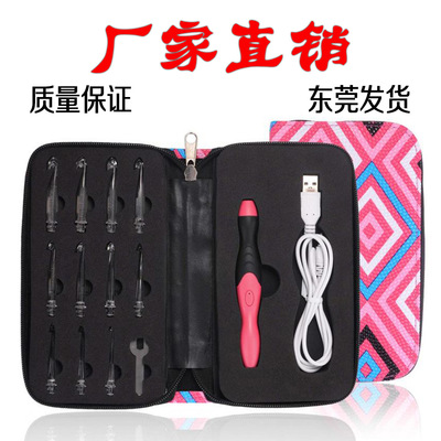 亚马逊热销 LED发光换头钩针 11合1USB充电调节亮度 crochet hook|ms