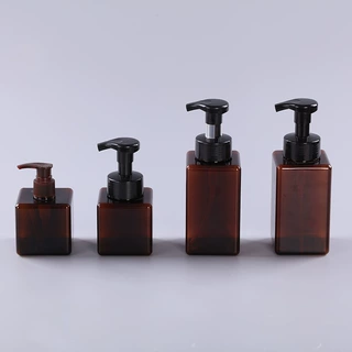 工厂现货450ml四方PETG慕斯起泡瓶 洗面奶洗手液瓶 分装泡沫瓶