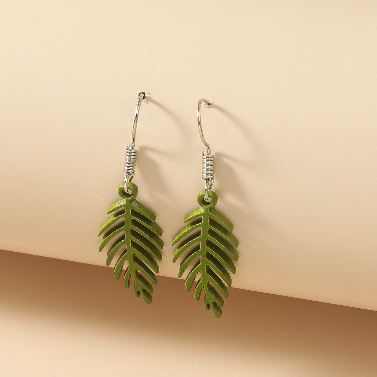 Minimalist Fun Creative Trendy Acrylic Drop Earrings Unique Niche Leaf Fruit Pendant Hooks Ear Jewelry_voghion.com
