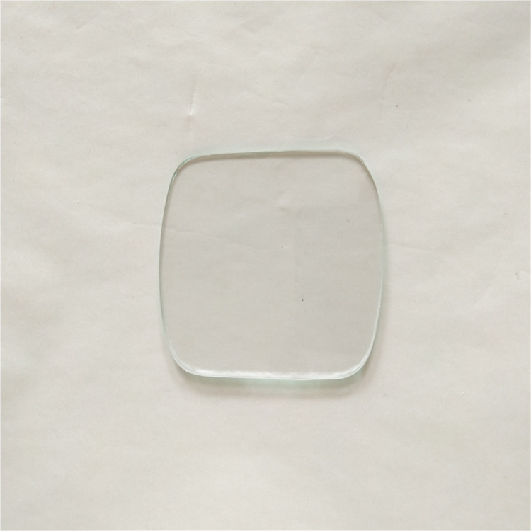 major Produce Special-shaped Glass Hypotenuse machining 3mm4mm Super White Toughened glass panel Silk screen customized