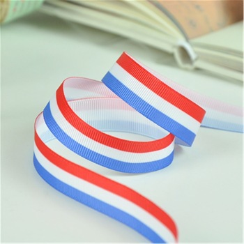 Yao Ming cinta de tres colores a rayas cinta de impresión cinta DIY ropa accesorios textiles accesorios para el cabello decoración 6 colores