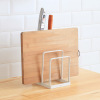 kitchen Iron art tool Cutting Board Rack Shelf multi-function Lid Vegetable board Drain shelf Knife vertical