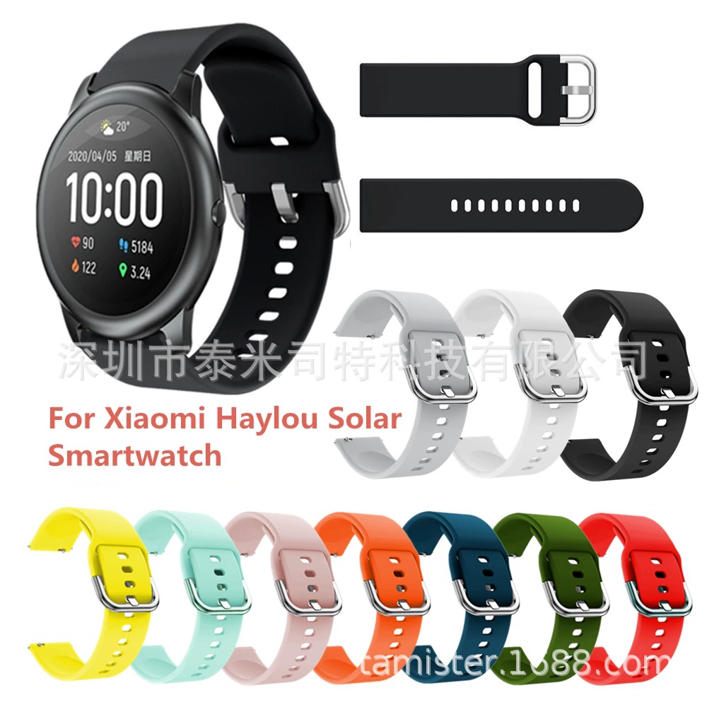 Подходит для Xiaomi Haylou Sola LS05S часы жизненная сила 22 мм силиконовый ремешок