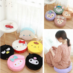 卡通加厚蒲團坐墊毛絨玩具批發拆洗沙發靠墊日式記憶海綿美臀墊