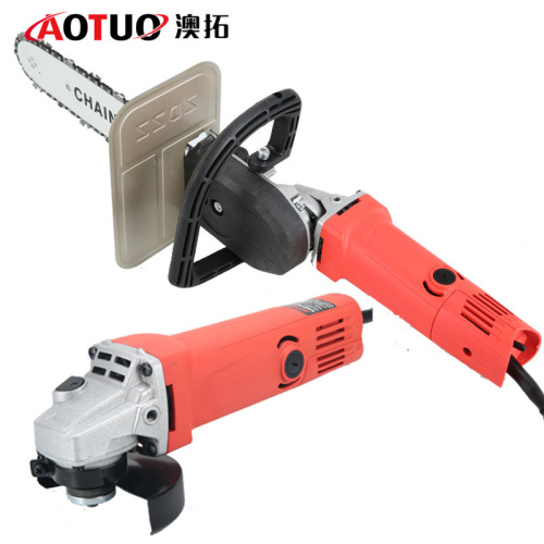 Large quantity, high quality angle grinder converted into chainsaw chain bracket, modified small chainsaw, household logging saw wholesale