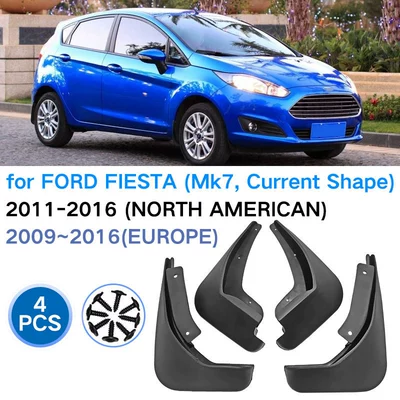 Suitable for Ford Fiesta two-car car tire fender FIESTA foreign trade cross-border modified fender tile (Mudguard)