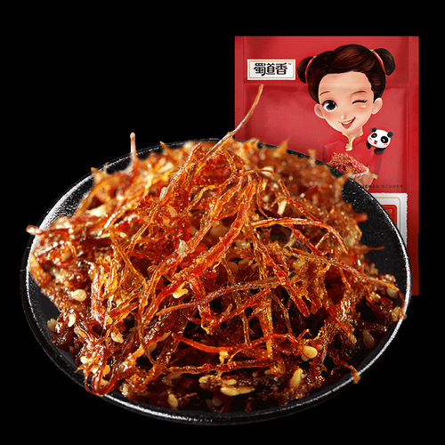 Sichuan Road Aromatherapy Beef Snack 88g Spicy Sichuan Specialty Beef Jerky Direct Manufacturer Wholesale