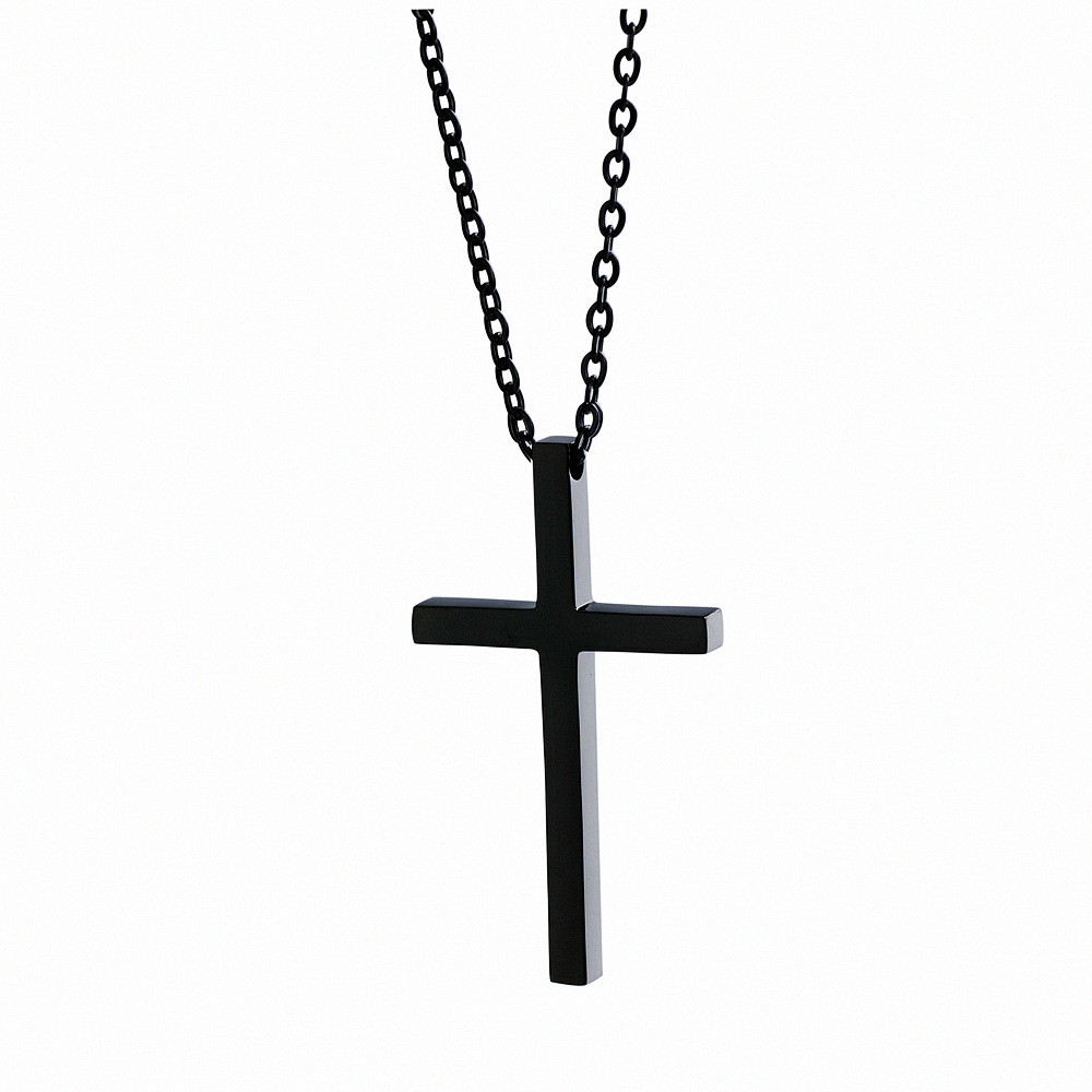 Glossy necklace stainless steel