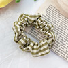 Korean version of the grid BM Pig Large -intestine Hair Night Market wholesale hair rope Simple back of the head jewelry