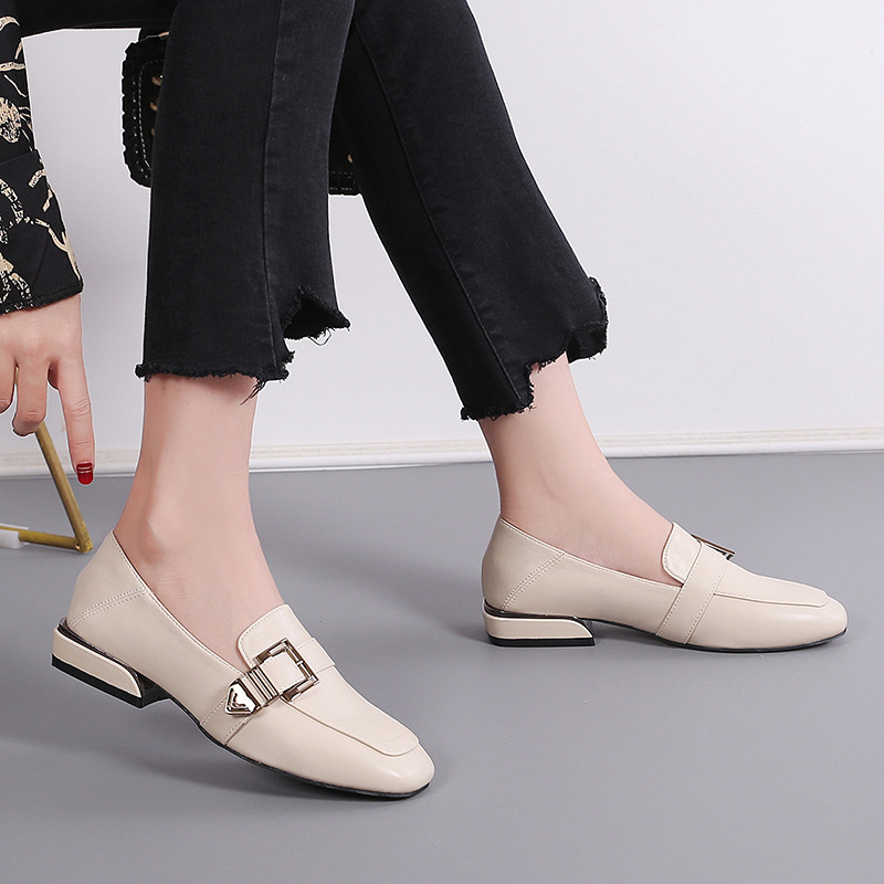 2021 new women's shoes one-step loafers...