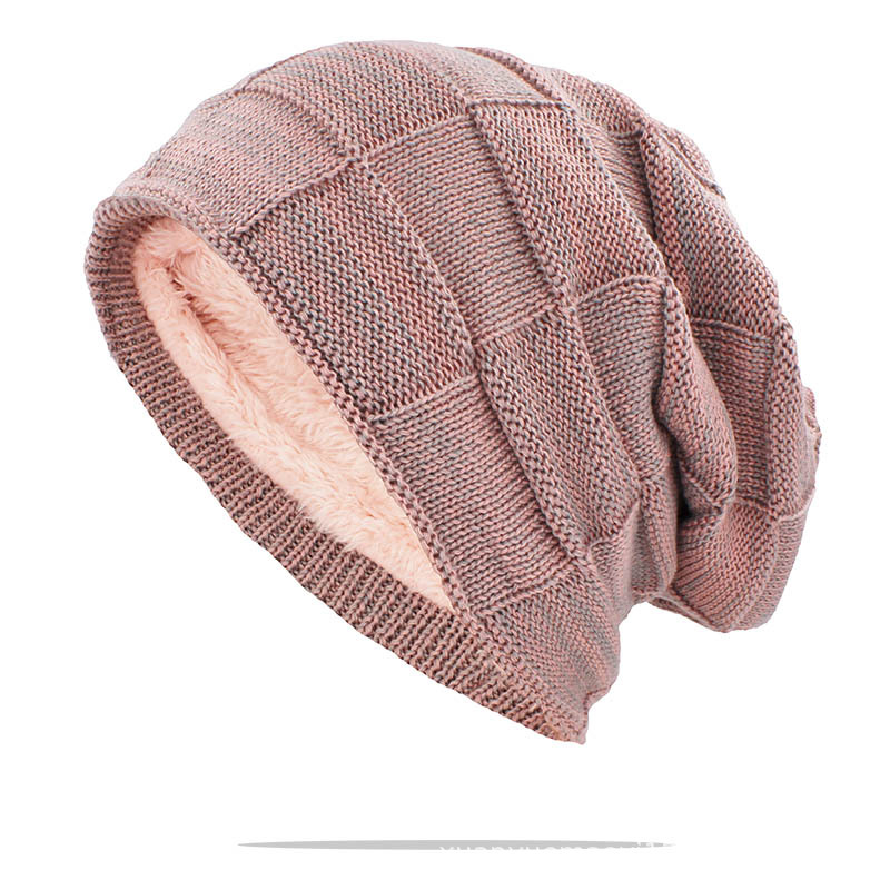 Knitted Beanie Hat For Men And Women, Thick Windproof Winter Cap_voghion.com